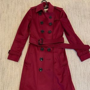 Burberry 100% cashmere trench coat